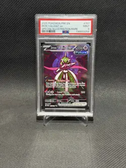2025 Pokemon Prismatic Evolutions Iron Valiant EX SIR PSA 9 #157 - Image 1
