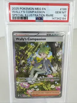 Pokemon Mega Evolution 186 Wally's Compassion Special Illustration Rare PSA 10 - Image 1