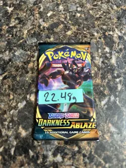 🔥Heavy 22.48 🔥 Pokemon Darkness Ablaze Booster Pack Sealed - Image 2