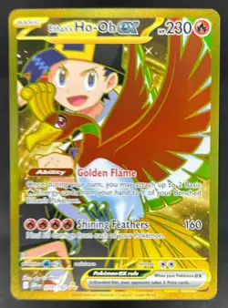 2025 Pokemon Destined Rivals Ethan's Ho-Oh ex #239/182 - Image 1