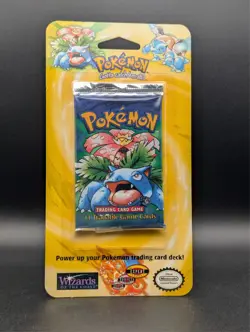 Shadowless Pokemon Base Set Blister Pack Venusaur 1999 - Image 1