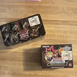 Yu-Gi-Oh! Streets of Battle City & 25th Anniversary Tin Box TCG Yami Yugi - Image 1