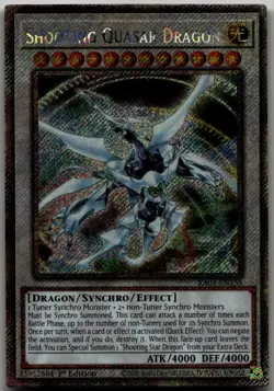 Shooting Quasar Dragon (Platinum Secret Rare) Platinum Secret Rare Quarter Centu - Image 1
