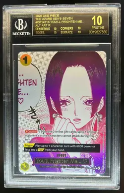 2026 One Piece You'll Frighten Me... U Rare Alt Art #OP14-118 BGS 10 Black Label - Image 1