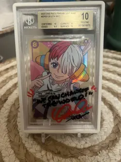 2023 One Piece - Uta Alternate Art OP02-120 bgs 10 signed by voice actor - Image 1