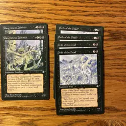 MTG: Vintage ‘95 Black Ice Age Lot - 6 Snow Covered Swamps And 15 Curated Cards - Image 3