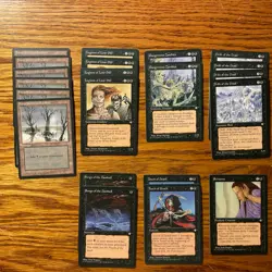 MTG: Vintage ‘95 Black Ice Age Lot - 6 Snow Covered Swamps And 15 Curated Cards - Image 5