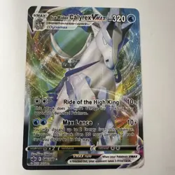 Ice Rider Calyrex VMAX 046/198 Ultra Rare SWSH06: Chilling Reign Pokemon Card - Image 1