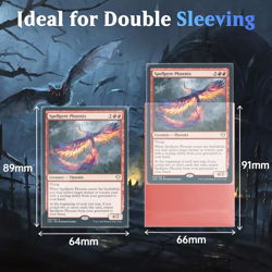 2400Ct Perfect Fit Sleeves, Perfect Fit Card Sleeves, Inner Sleeves MTG, Exact F - Image 2