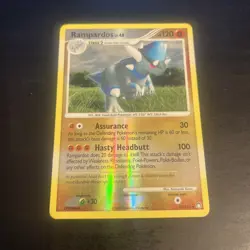 Rampardos 33/123 Mysterious Treasures Reverse Holo Pokemon Card - LP/MP - Image 2