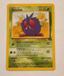 Venonat Jungle Series 63/64 Common Pokemon Card NM/M in Italian - Image 1
