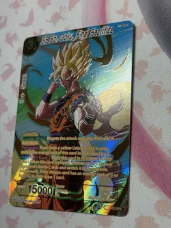 DBS CARD GAME - SS Son Goku, Final Sacrifice BT17-093 SPR NM - Image 2