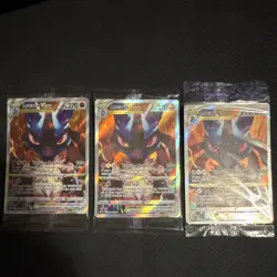 Pokemon TCG Lucario VSTAR Holo Promo Card Original Sealing 3x SWSH291 - Image 1