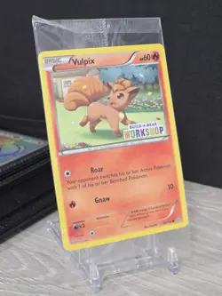 Pokemon Card Vulpix 20/160 Build a Bear Promo Stamp Promo 2015 Exclusive SEALED - Image 1
