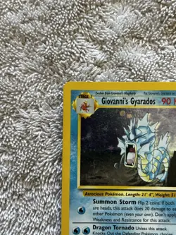 Pokemon TCG Giovanni's Gyarados Gym Challenge Holo Card 5/132 - Image 2
