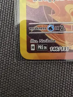 Pokemon TCG Flareon EX Prismatic Evolutions Holo Card 146/131 SV - Image 4