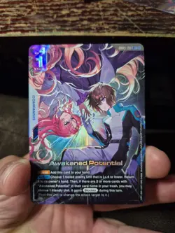 ENGLISH Gundam Card Game Awakened Potential GD03-118 R+ Alt Art Foil - Image 4