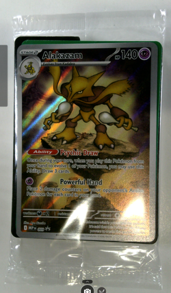 Alakazam 009 Promo Mega Evolutions – Sealed Pokemon Card – NM/M Psychic Legend - Image 1