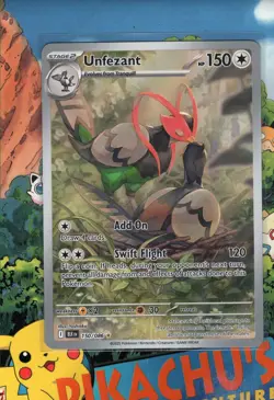 Pokemon TCG Unfezant - 150/086 - Illustration Rare Black Bolt NM/M - Image 1