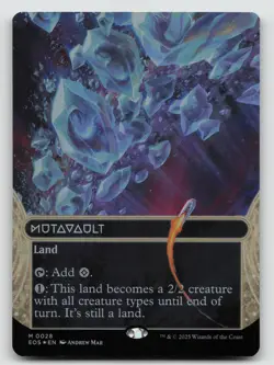 Mutavault (0028) (Borderless) *Foil* EOS 28 NM - Image 1