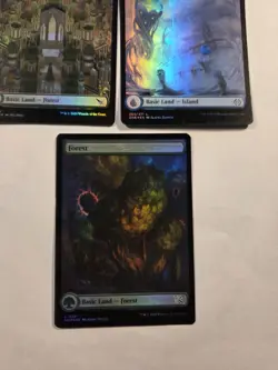 Magic The Gathering Full Art Basic Lands Foils X3 - Image 2