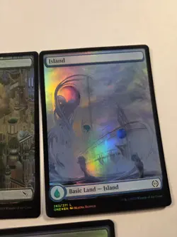 Magic The Gathering Full Art Basic Lands Foils X3 - Image 5
