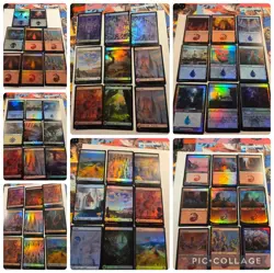 Magic The Gathering Foil Lands Standard And Full Art Rutter Horizon 3 Outlaws... - Image 1