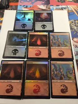 Magic The Gathering Foil Lands Standard And Full Art Rutter Horizon 3 Outlaws... - Image 2