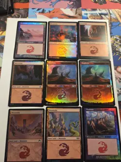 Magic The Gathering Foil Lands Standard And Full Art Rutter Horizon 3 Outlaws... - Image 3