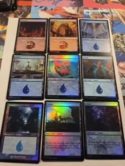 Magic The Gathering Foil Lands Standard And Full Art Rutter Horizon 3 Outlaws... - Image 4