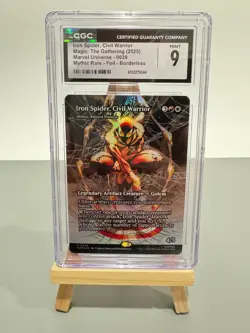 Iron Spider, Civil Warrior MTG Marevel Universe - 0039 CGC Graded 9 - Image 1
