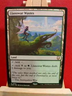 Llanowar Wastes - Modern Horizons 3 Commander - NM - Rare - MTG - Image 1