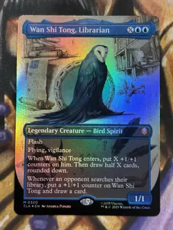 FOIL Wan Shi Tong, Librarian (Borderless) #0320 MTG Avatar Last Airbender - NM/M - Image 1