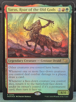 Yarus, Roar of the Old Gods R 0245 FOIL Murders at Karlov Manor MTG Near Mint - Image 1