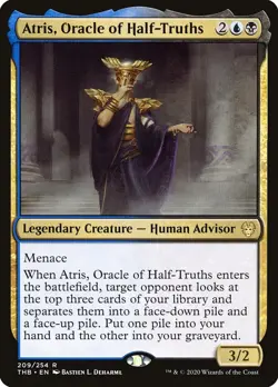 Atris, Oracle of Half-Truths FOIL (Near Mint NM) MTG Magic - Theros - Image 1