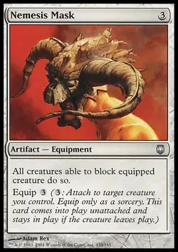 Nemesis Mask Darksteel NM/LP - Image 1