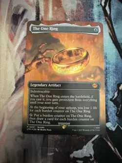 The One Ring 0451 Promo LTR MTG Near Mint Magic: The Gathering LOTR - Image 1