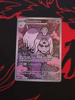 Pokemon TCG Houndstone Illustration Rare Card 145/132 Mega Evolutions Near Mint - Image 1