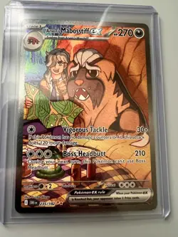 2025 Pokemon SV Destined Rivals DRI EN Arven's Mabossstiff ex 235/182 - Image 1