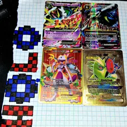 100 Pokemon Card Lot TCG CARDS, ULTRA RARES, EX, V, TRAINER, OLD & NEW Holo & NO - Image 1