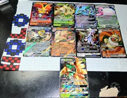 100 Pokemon Card Lot TCG CARDS, ULTRA RARES, EX, V, TRAINER, OLD & NEW Holo & NO - Image 2