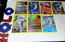 100 Pokemon Card Lot TCG CARDS, ULTRA RARES, EX, V, TRAINER, OLD & NEW Holo & NO - Image 4