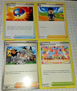 100 Pokemon Card Lot TCG CARDS, ULTRA RARES, EX, V, TRAINER, OLD & NEW Holo & NO - Image 5