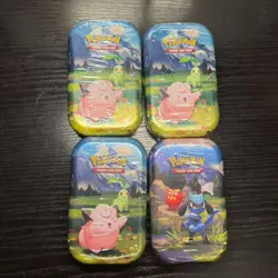 Pokemon - TCG Ascended Heroes- Mini Tin - Set of 4 - In hand Sealed - Image 1