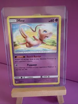 Pokemon TCG Mew 76/214 Holo Rare Unbroken Bonds NM/M - Image 1