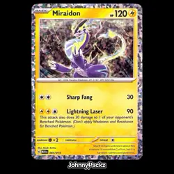 Miraidon 003/015 - 2024 McDonalds’s Dragon Discovery Promo - Pokemon Card NM - Image 1