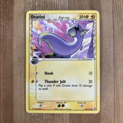 Pokemon TCG Dratini (Delta) EX Delta Species 65/113 Regular Common HP - Image 1