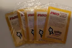 5x Entei Pokemon Black Star Promo 34 Sealed Movie Promo Lot of 5 Vintage WOTC - Image 1