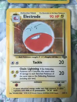 Set of 4 holo Pokemon Cards - Mewtwo, Venomoth, Hitmonchan, Electrode - Image 4