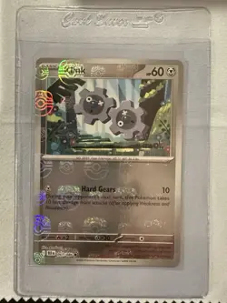 Pokemon TCG Black Bolt 061/086 - Klink - Masterball Holo NM - Image 3